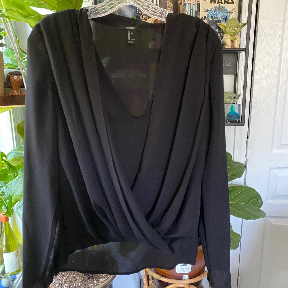 Forever 21 Sheer Blouse